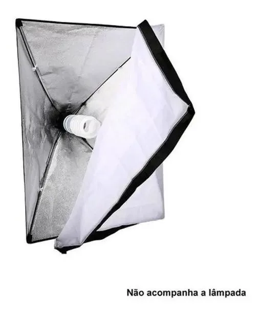 Iluminação Estúdio Softbox 70x50 Cm E27 Ideal Youtubers