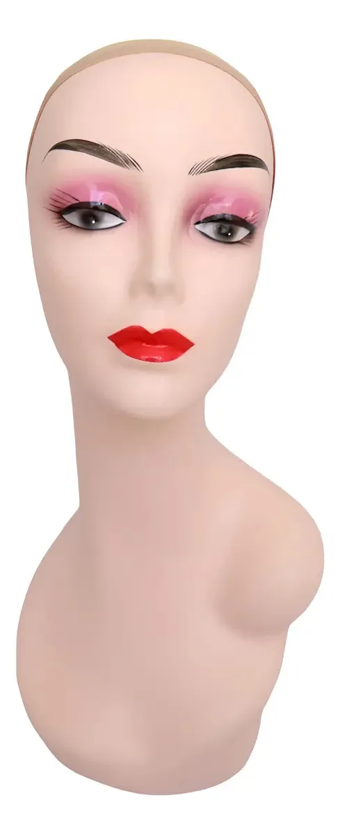 Manequim Cabeça E Busto Para Perucas E Customização