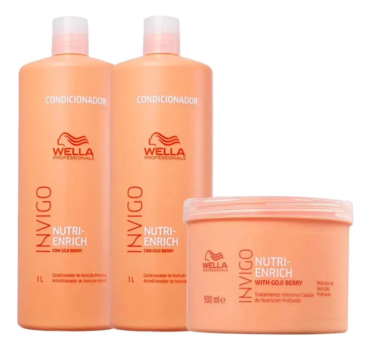 Kit 2 Condicionadores E Máscara Enrich - Wella