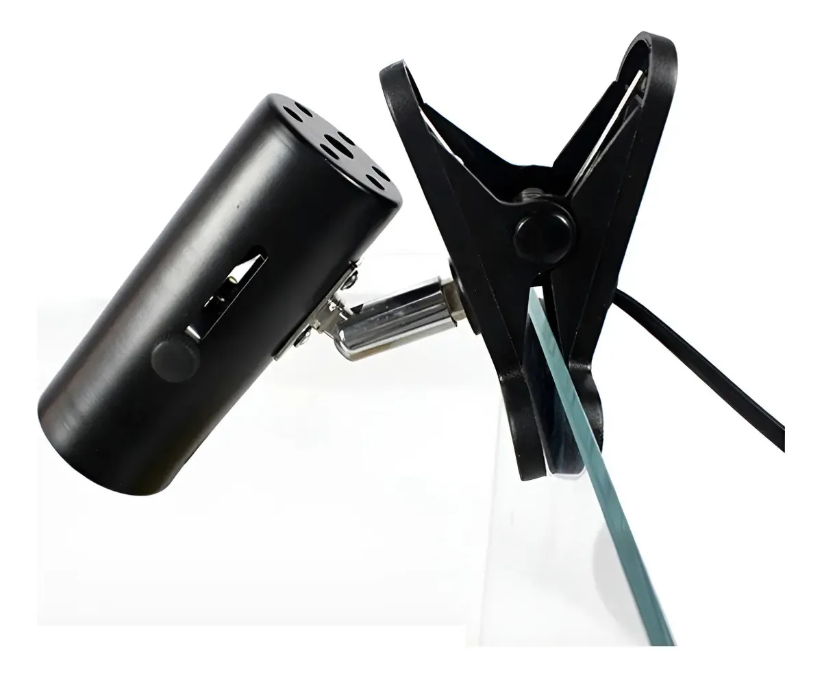 Luminária Suporte Lampada Uva Uvb Ceramica Repteis Pequena