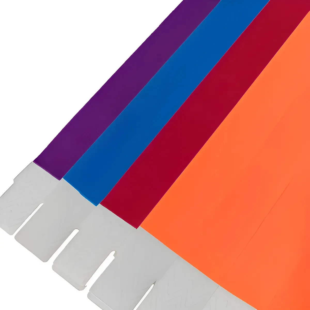 100 Pulseiras Nylon Lisa Prova D'água Identificação Cor Cereja