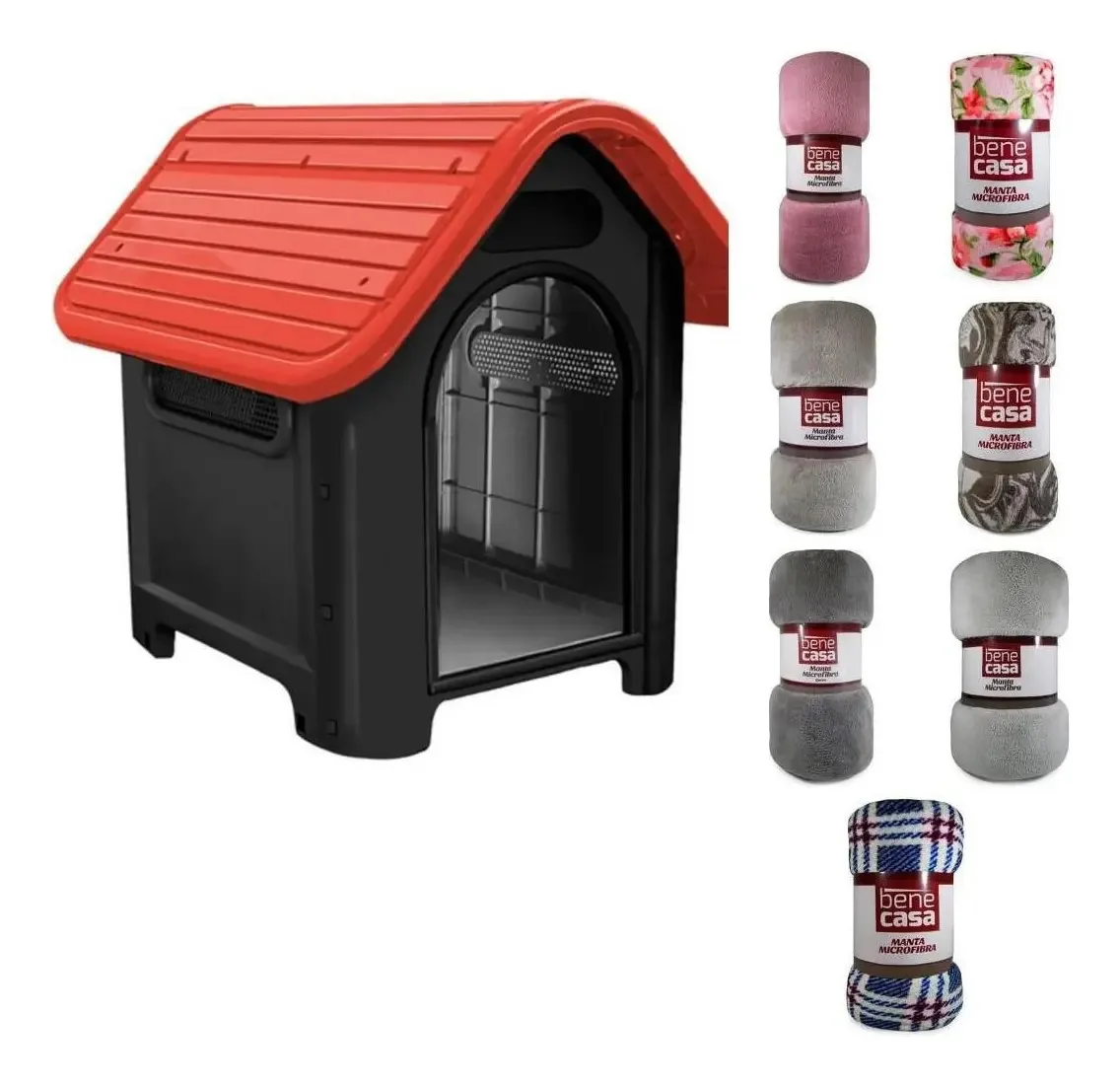 Casa Mec Pet Dog Home Tamanho 3 + Manta