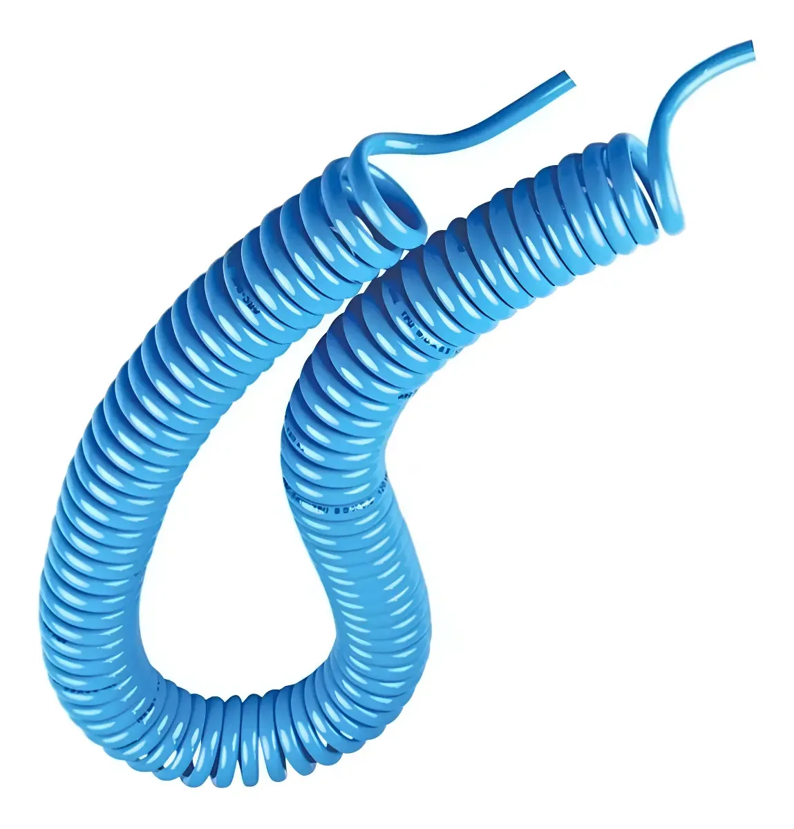 Mangueira Espiral PU 10m 8mm x 5.5mm Sbu Azul para Ferramentas Pneumáticas