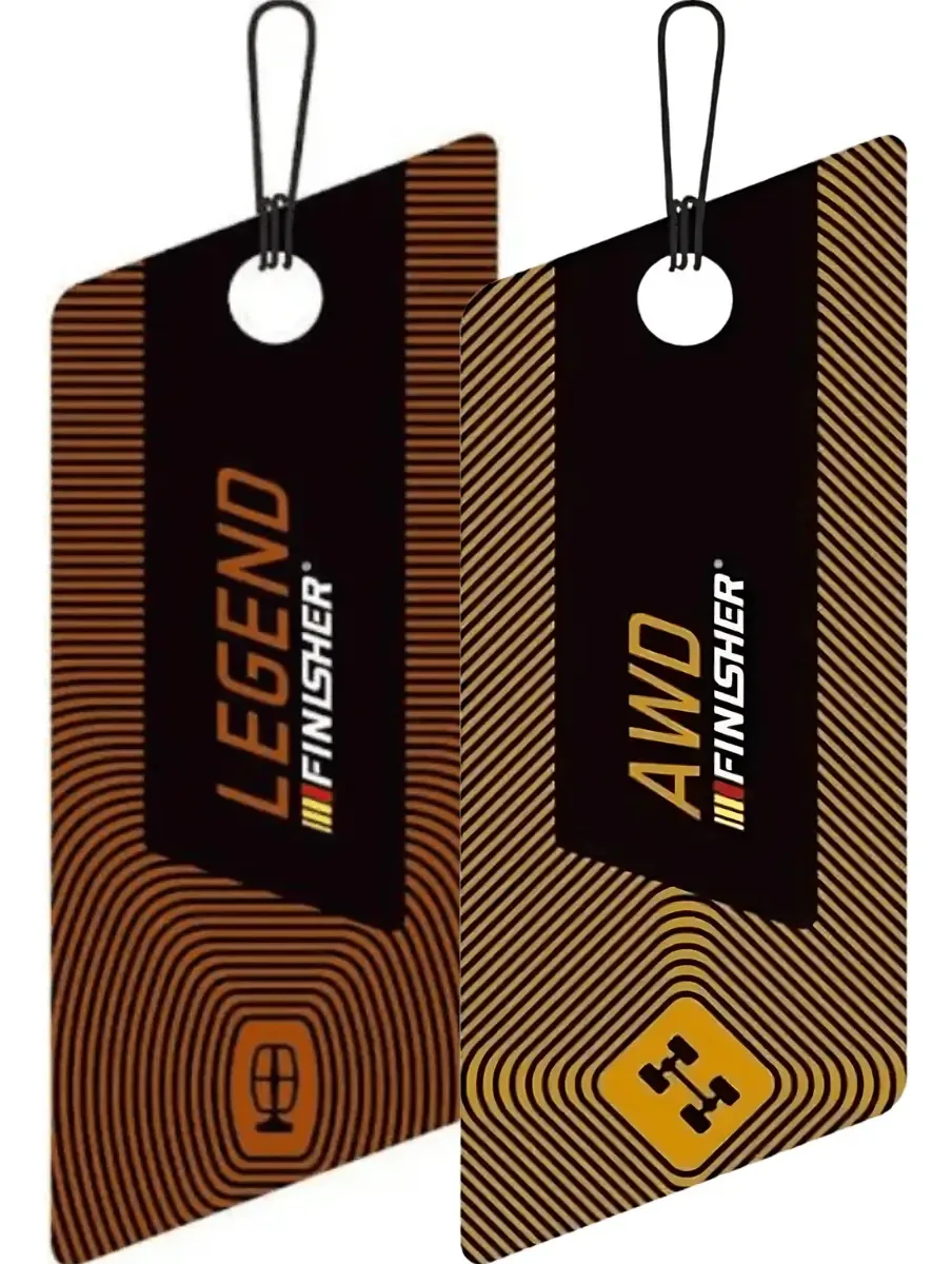 2 Arominha Cheirinho Para Carro Retrovisor Perfume Finisher Cor Preto Fragrância Legend E Awd
