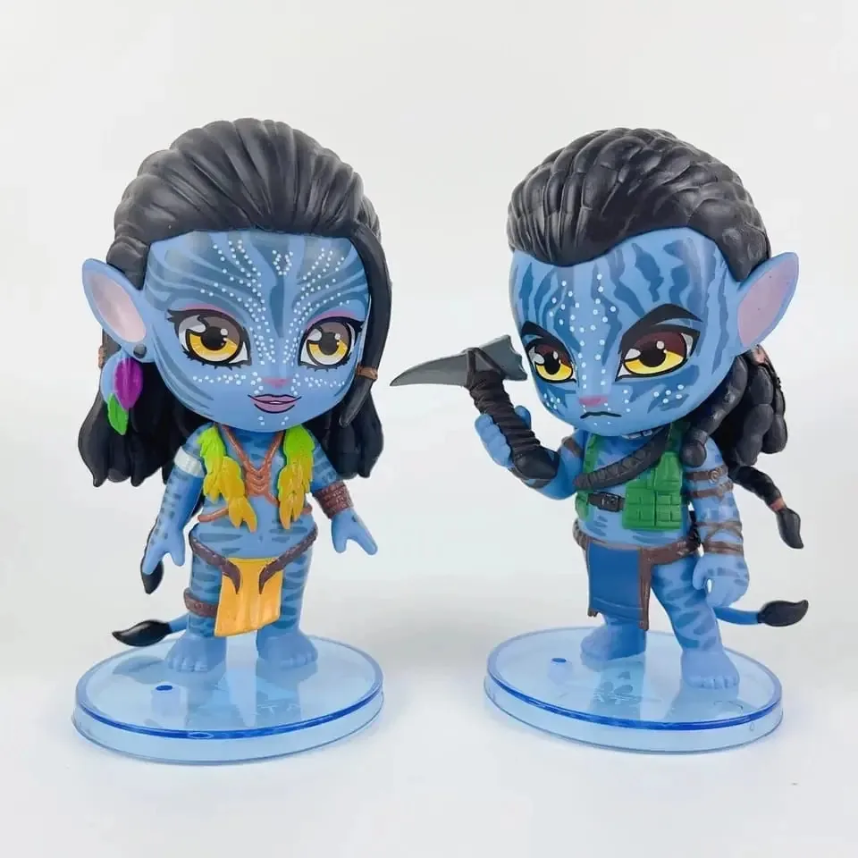 Pack 2 Miniaturas Avatar Caminho Da Água Jake Sully neytiri