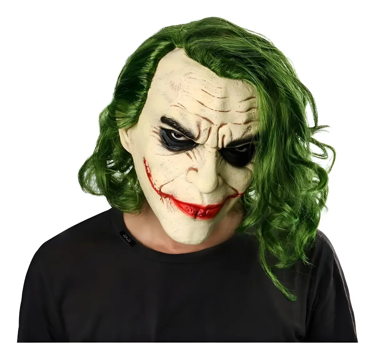 Máscara Látex Cosplay Fantasia Realista Coringa