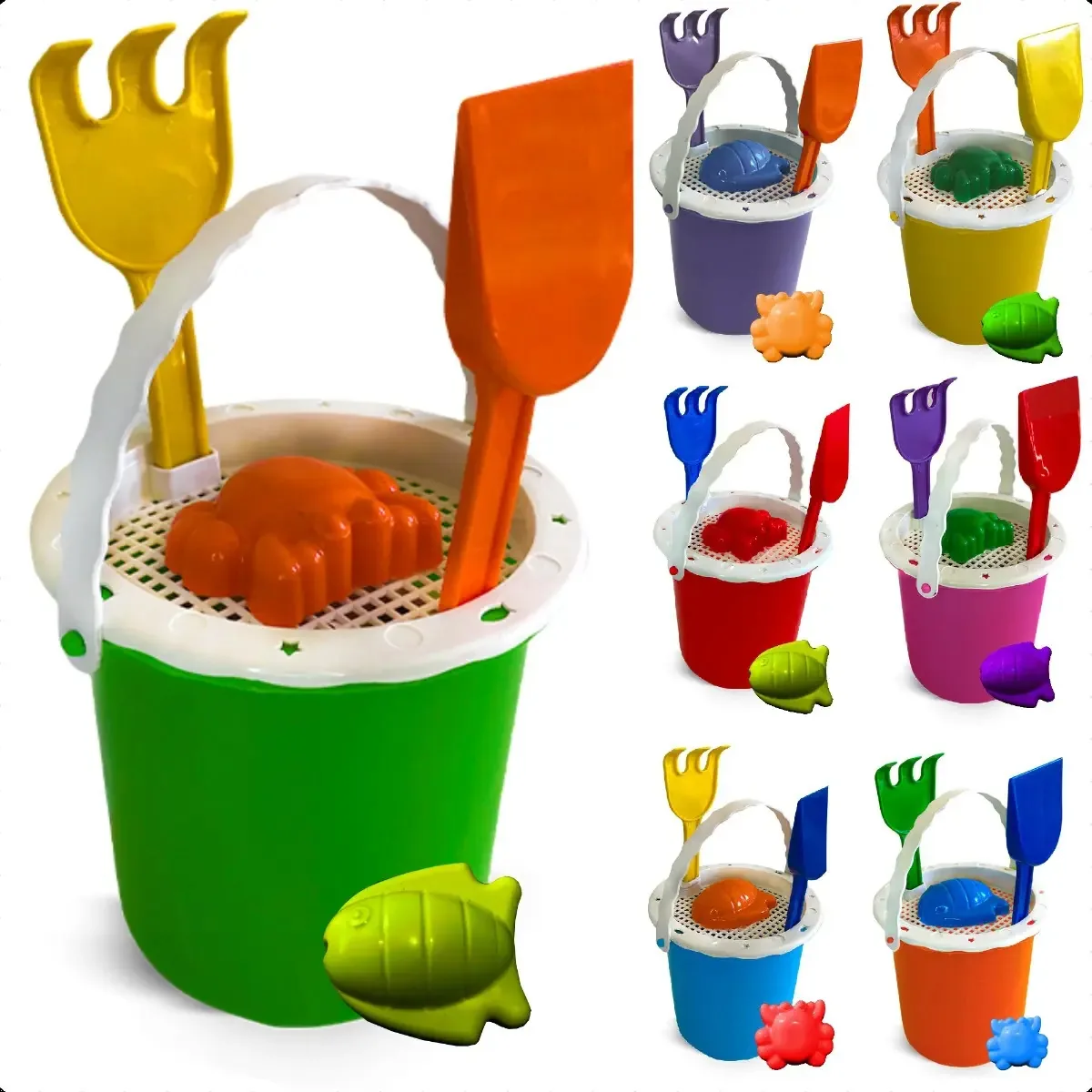 Kit 25 Brinquedo De Praia Infantil Baldinho Aniversário
