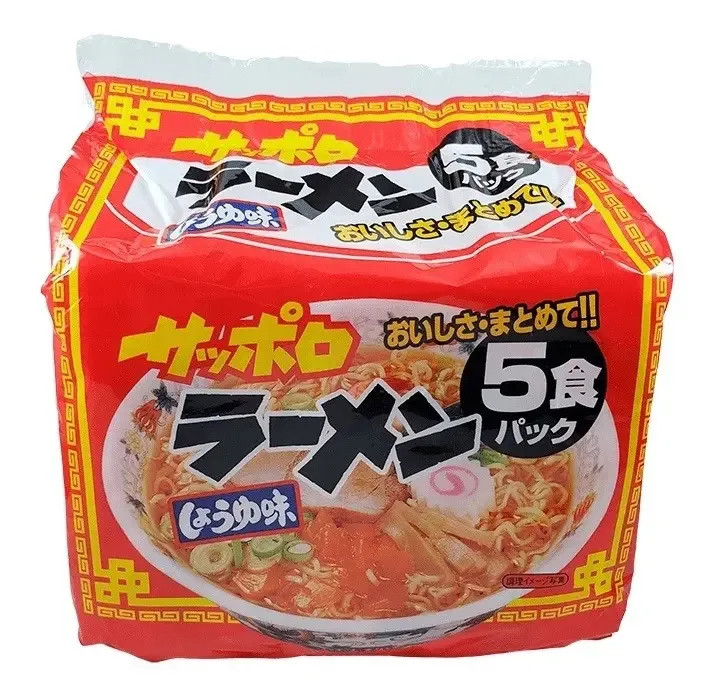 Macarrão Lamen De Shoyu Sapporo Com 5 Pct