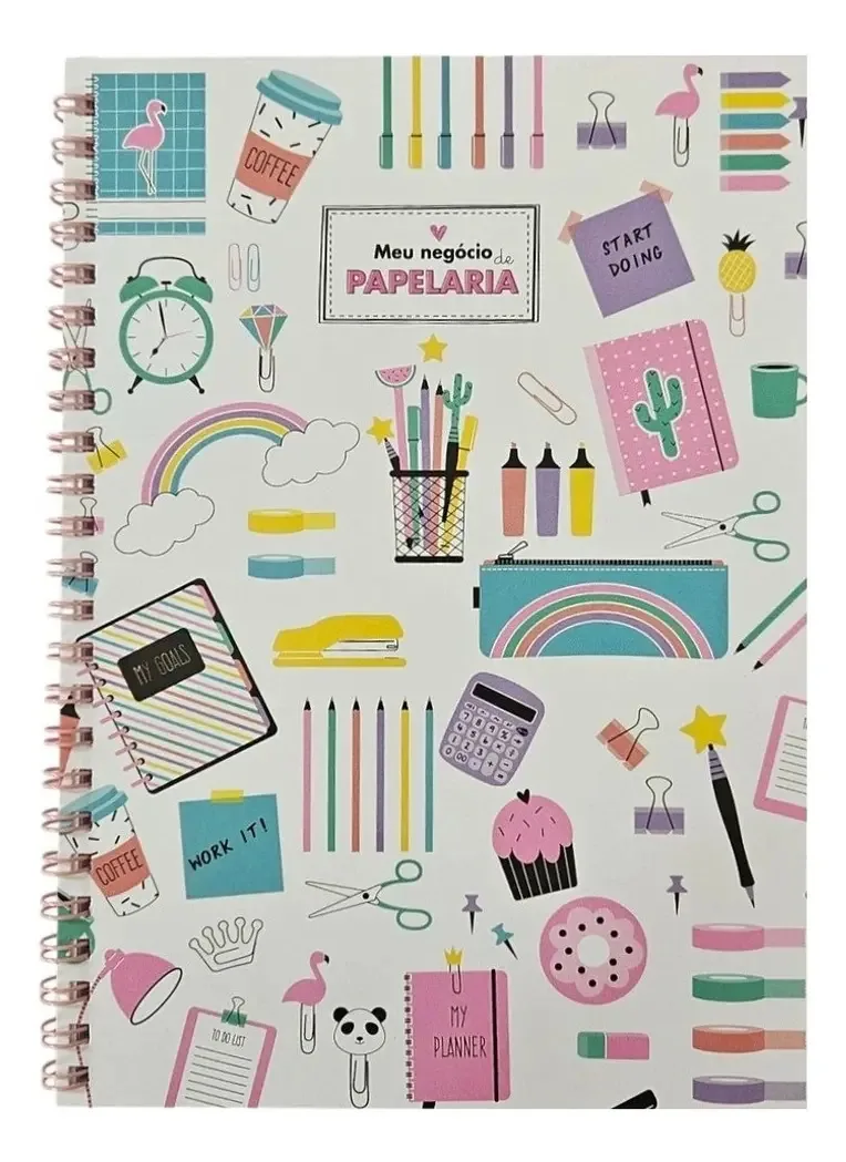 Caderno Cadernico Espiral A5 - Buendía Cor Papelaria