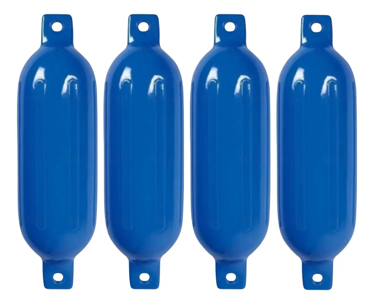 Kit 4 Defensas Inflável Azul G3 50x13,75cm