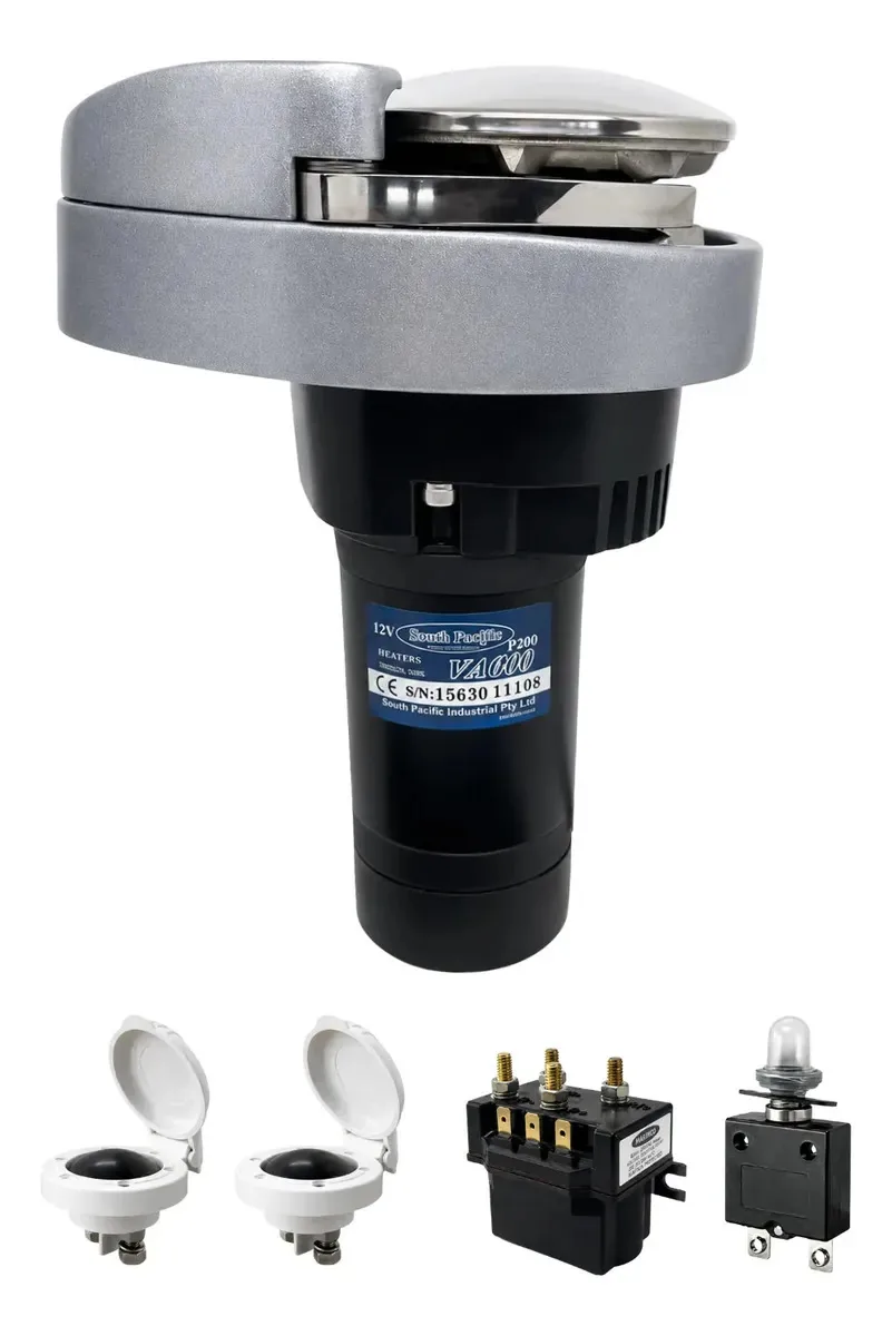 Guincho Elétrico Náutico 700w Âncora Corrente 6mm Va600