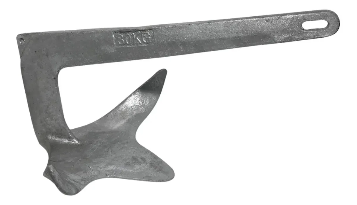 Âncora Bruce 30 Kg Galvanizada Ghs Náutica Para Barcos 40-65 Pés