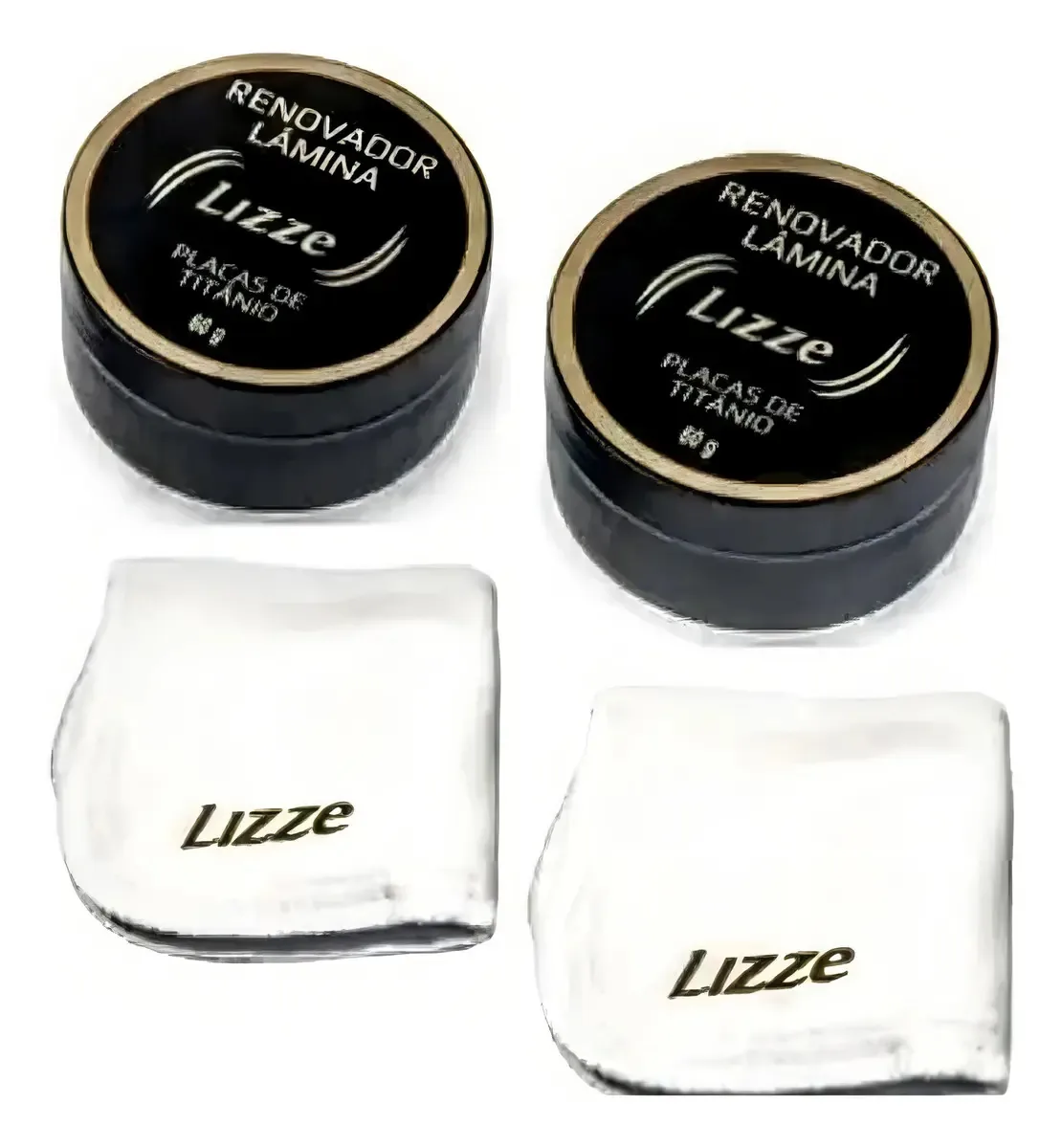 02 Kits Limpeza Polimento Lizze Cera Renovadora De Pranchas Cor Branco
