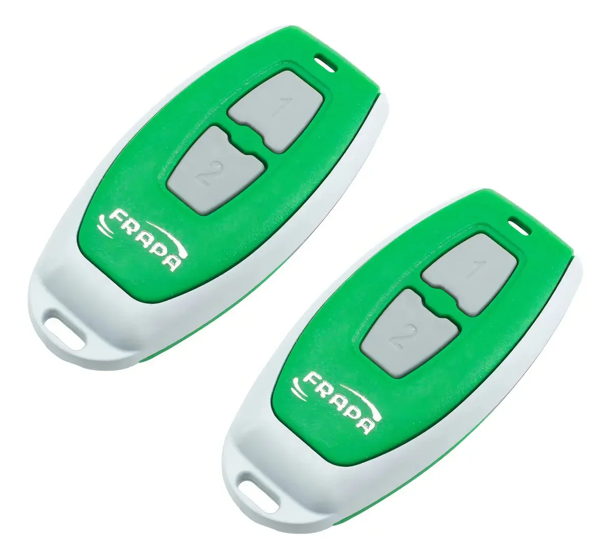 Kit 2 Controles Remotos Frapa Portão Alarme Cerca Elétrica 433,92 Mhz Verde