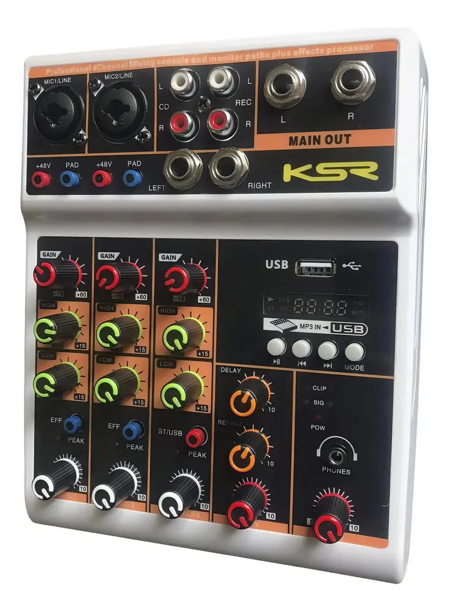 Mesa Som 4 Canal Interface Usb Bluetooth Phantom Ksr Ktl4 Ds