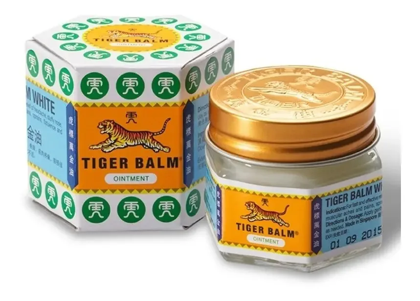 2 Pomadas Do Tigre 1 Branco E 1 Vermelho 19g 100%