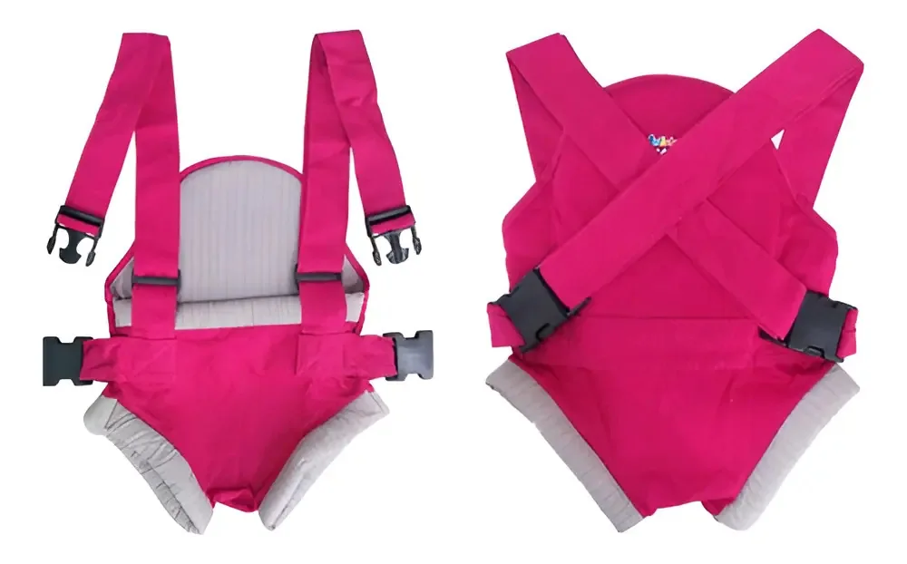 Canguru Luxo - Fofinho - Azul / Rosa Cor Pink