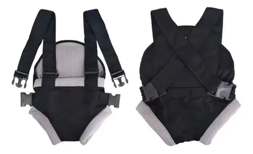 Canguru Luxo - Fofinho - Azul / Rosa Cor Preto