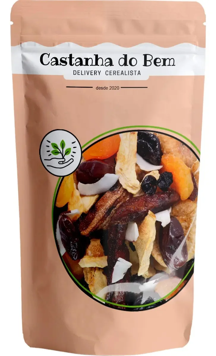 Mix De Frutas Desidratadas Zero Açúcar 500g