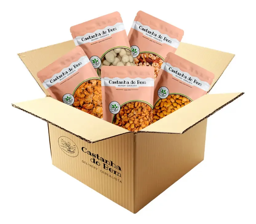 Kit Snacks Do Bem 2 / Festas - Castanha Do Bem