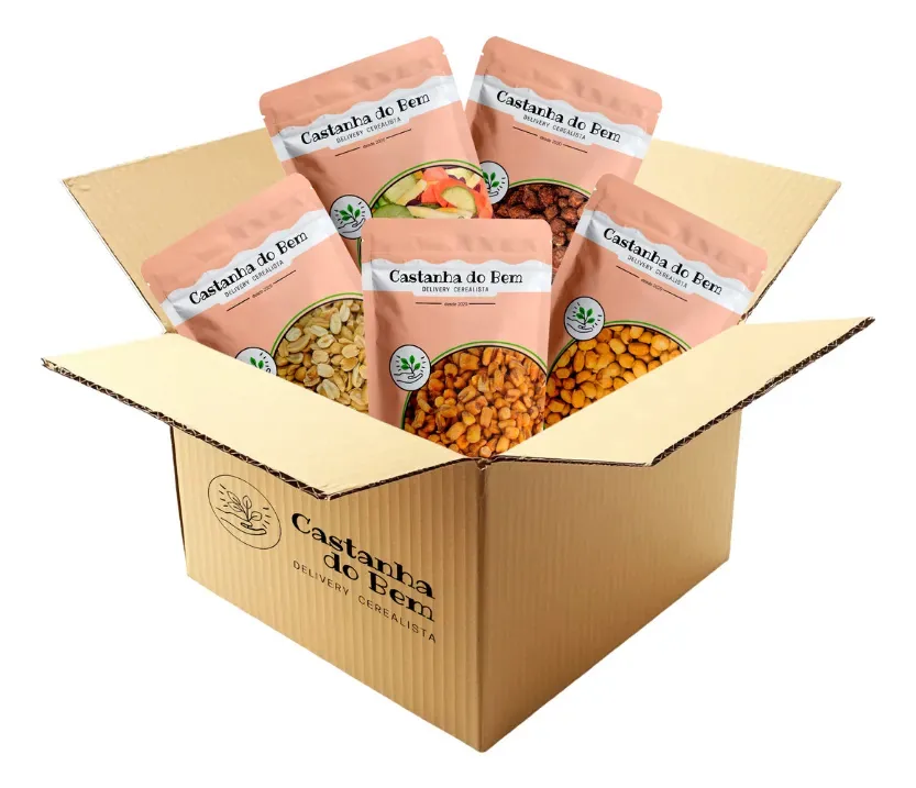Kit Snacks Do Bem 1 / Festas - Castanha Do Bem