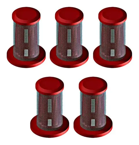 Pulverizador de jardim Bf Agro Agrícola Filtro Peneira Bico Malha 30 vermelho