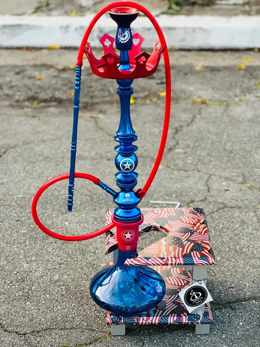 Narguile Mani Sultan Coringa Cor Azul