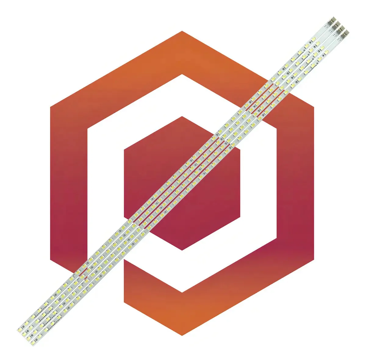 Kit 4 Barras Led 46pfl760d/78 46pfl7606d 46pfl7606 Pci