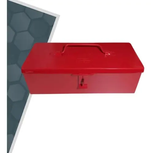 Caixa Ferramentas Aço Fercar Baú N2 40cm - Vermelha