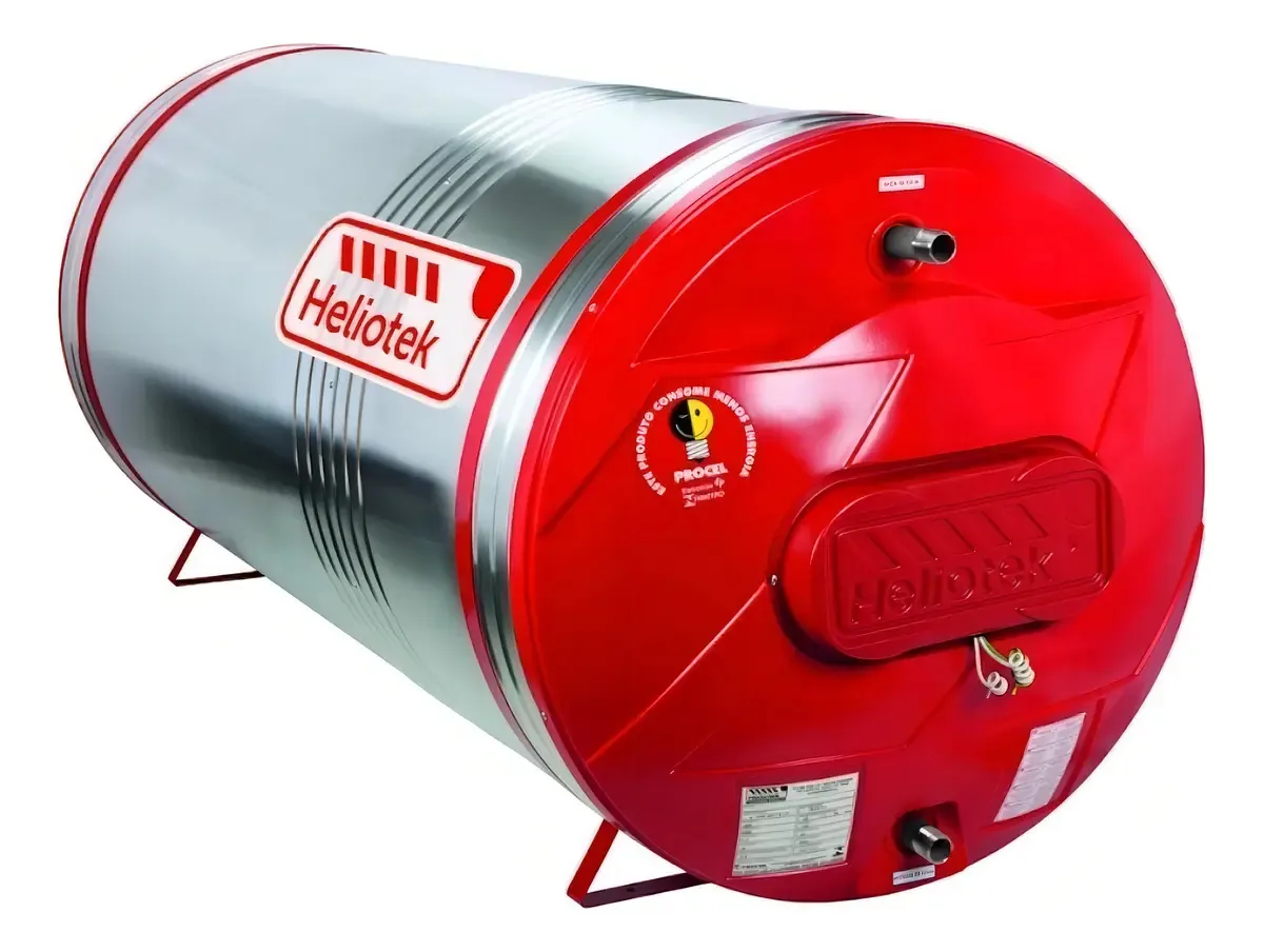 Aquecedor Boiler 500lts Baixa Pressão Inox 444 Heliotek