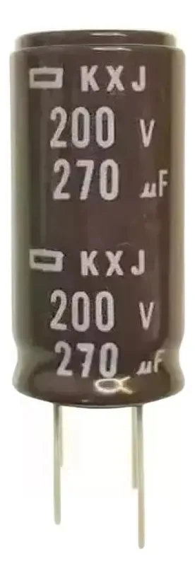 Capacitor Nippon 270µF 105ºC para Fontes Alimentação