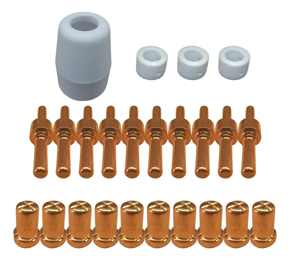 Lynus Lit-516p Kit 24 Peças Tocha Corte Plasma Cobre Cerâmica