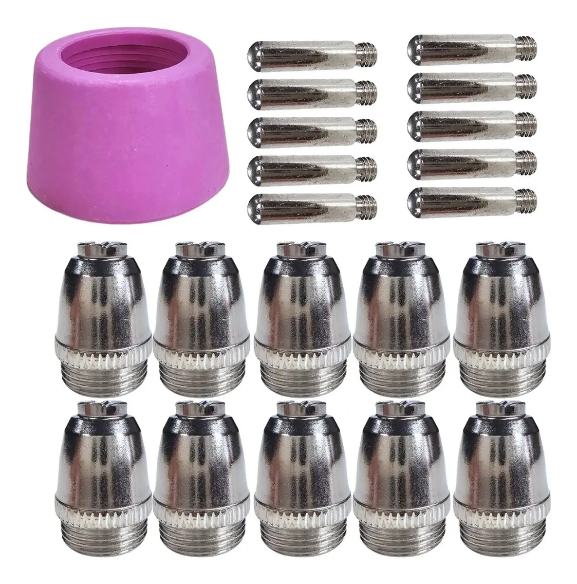 Kit Consumíveis Lynus Tocha CUT SG-55 CUT50 Plasma 21 Peças