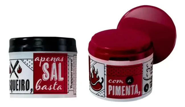 Kit Porta Temperos - Tupperware Cor Churrasco