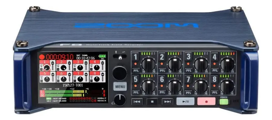 Gravador Digital Multi-track Zoom F8n Usb