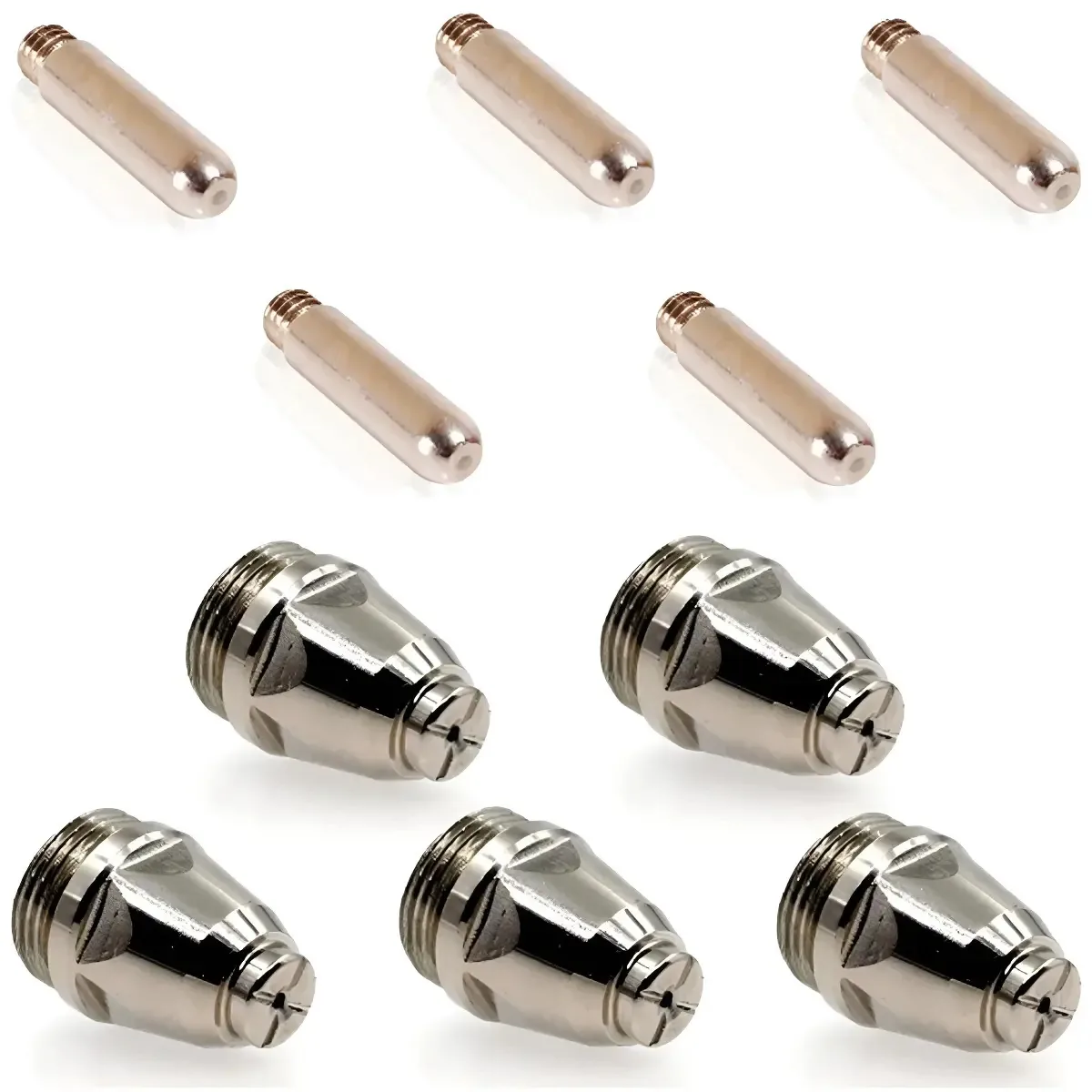 Kit Consumíveis de Plasma Brax AG60 com 5 Bicos e 5 Eletrodos