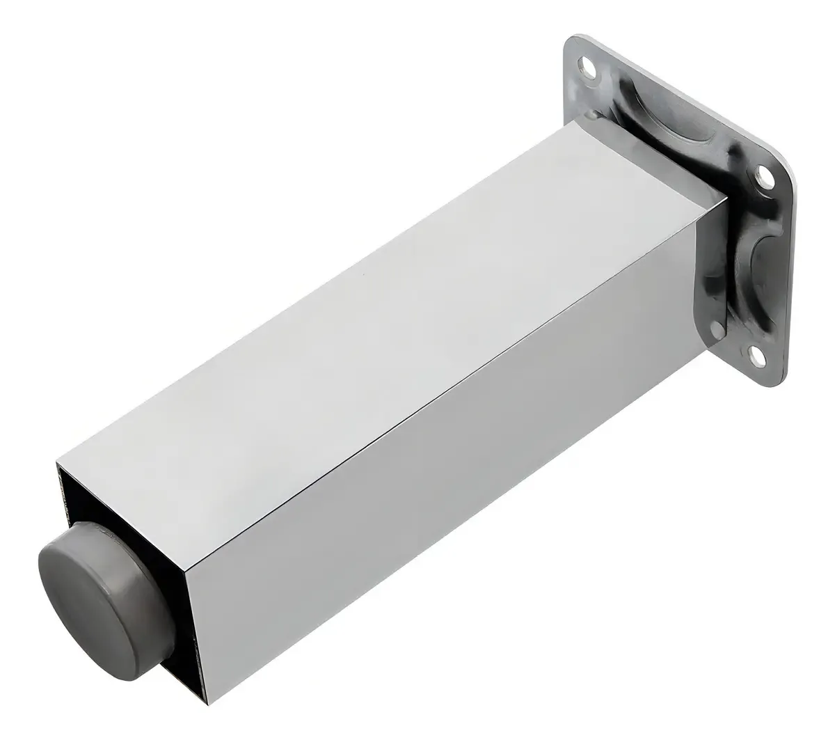 Pé Quadrado - Base Cor Polido - 30x200mm