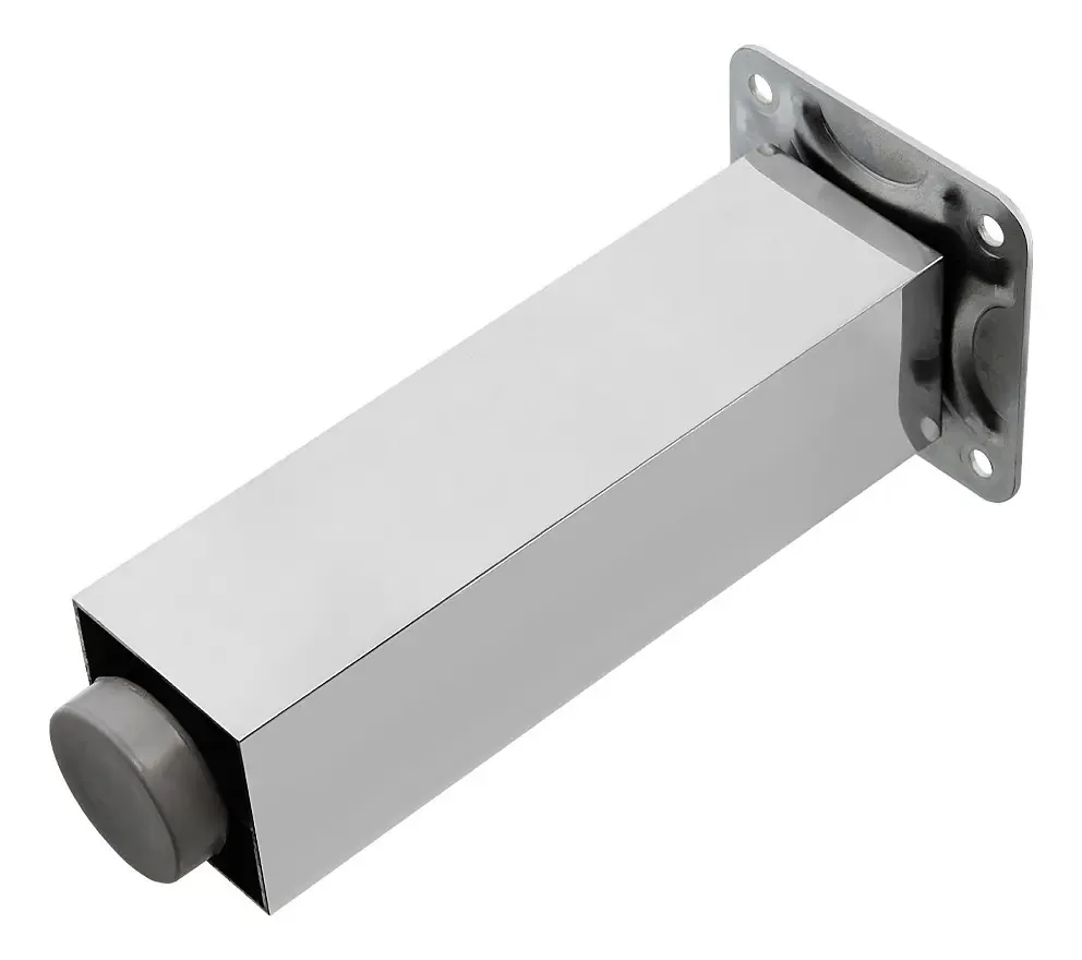 Pé Quadrado - Base Cor Polido - 30x100mm