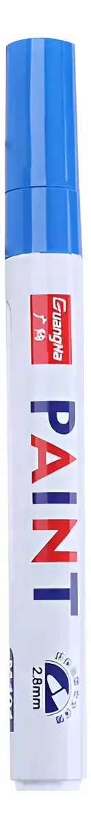 Caneta Reparadora De Pintura Automotiva Permanente - Paint Cor Azul