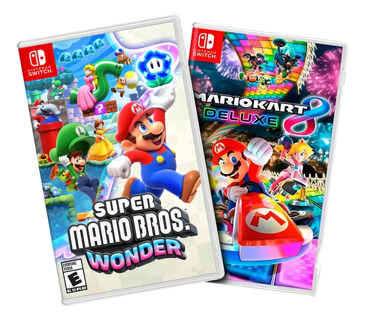 Combo Super Mario Bros Wonder E Mario Kart 8 Deluxe Switch