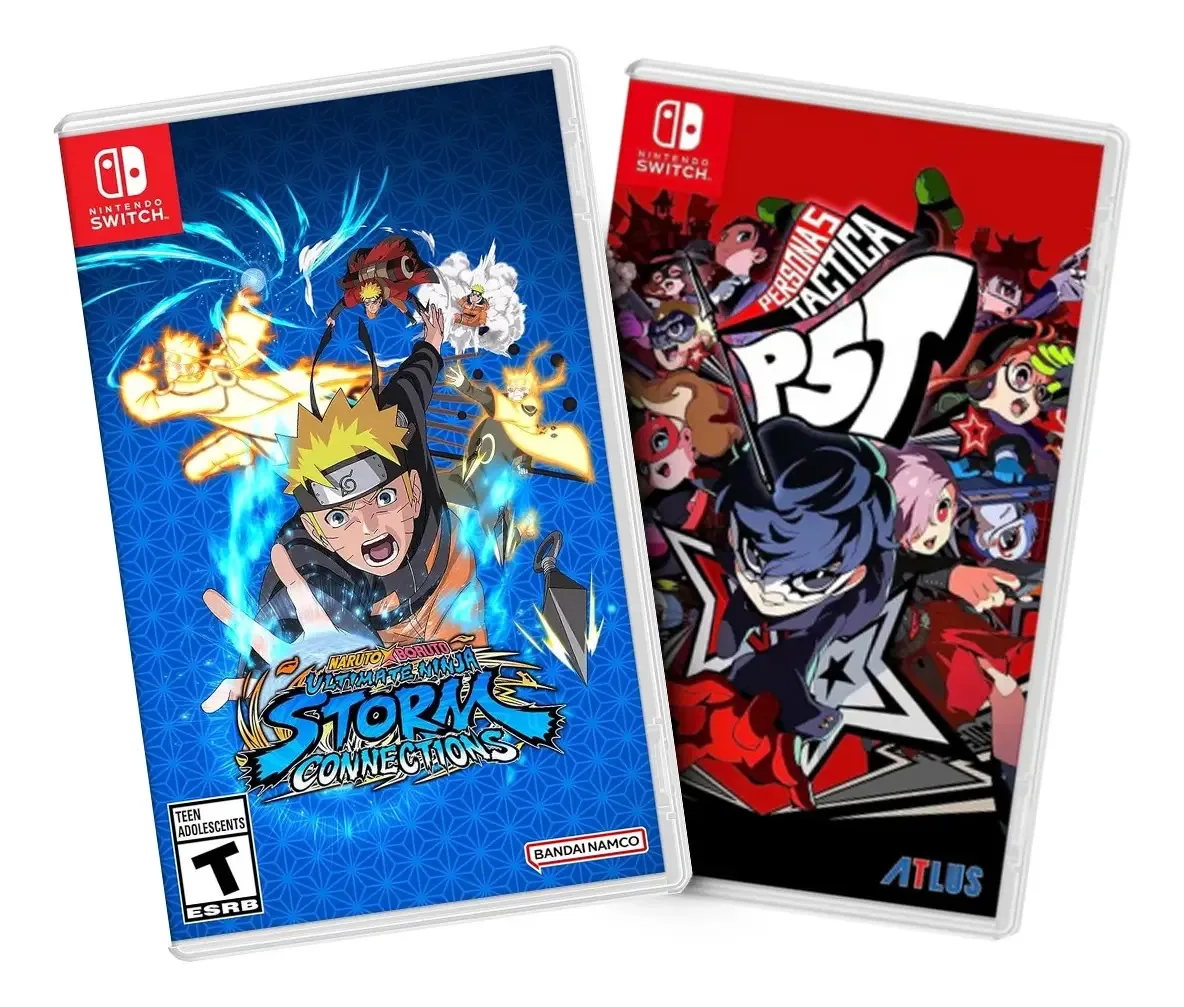 Combo Persona 5 Tactica + Naruto Boruto Connections Switch