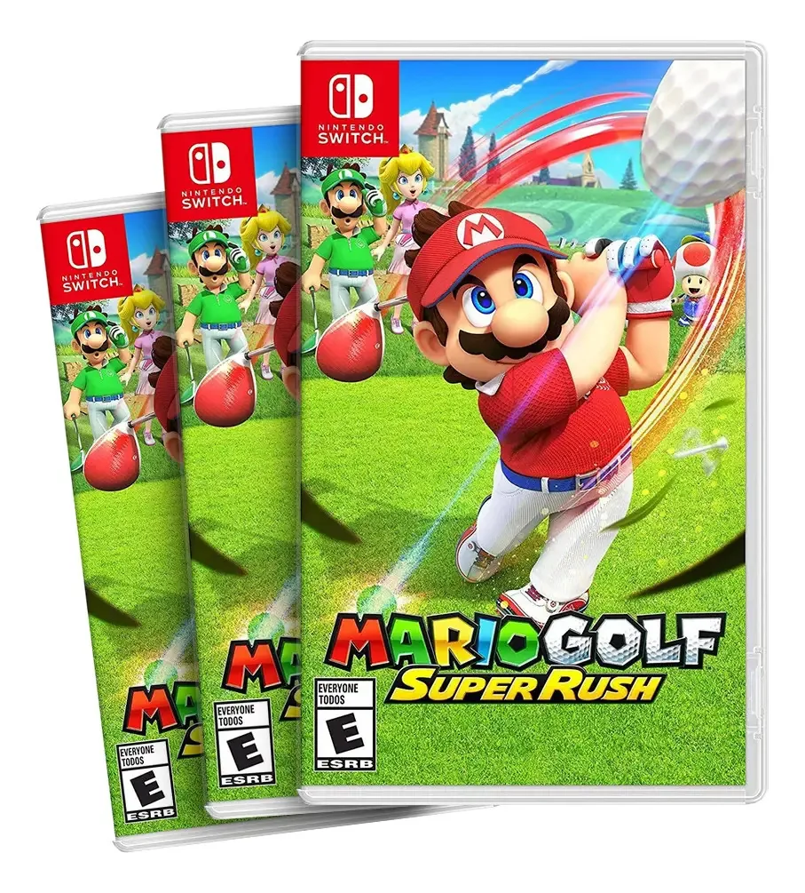 Combo Com 3 Mario Golf Super Rush para Nintendo Switch Físico