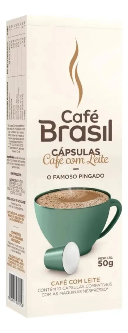 Capsulas Café Com Leite Para Cafeteira Nespresso