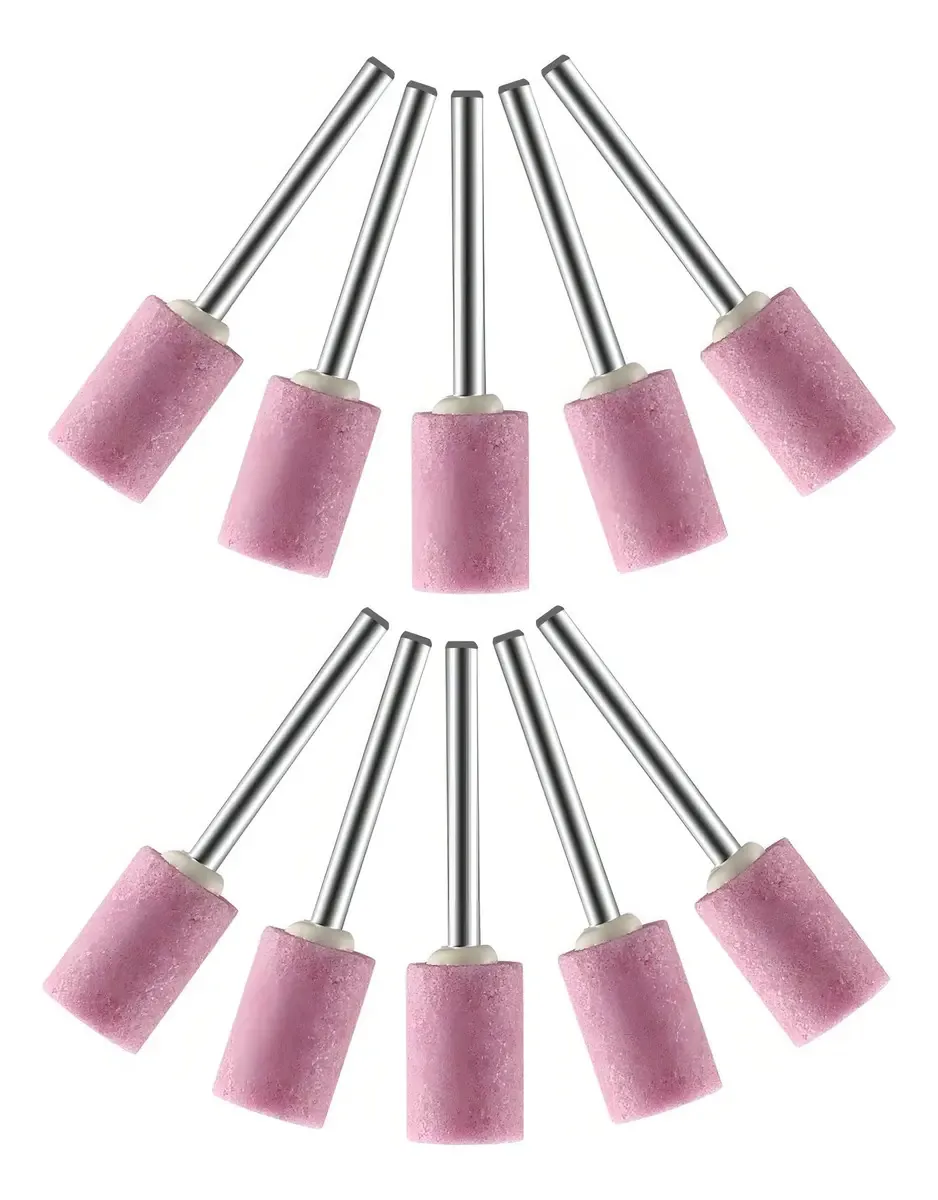 10x Pedra Abrasivo Montado Para Micro Retifica Dremel