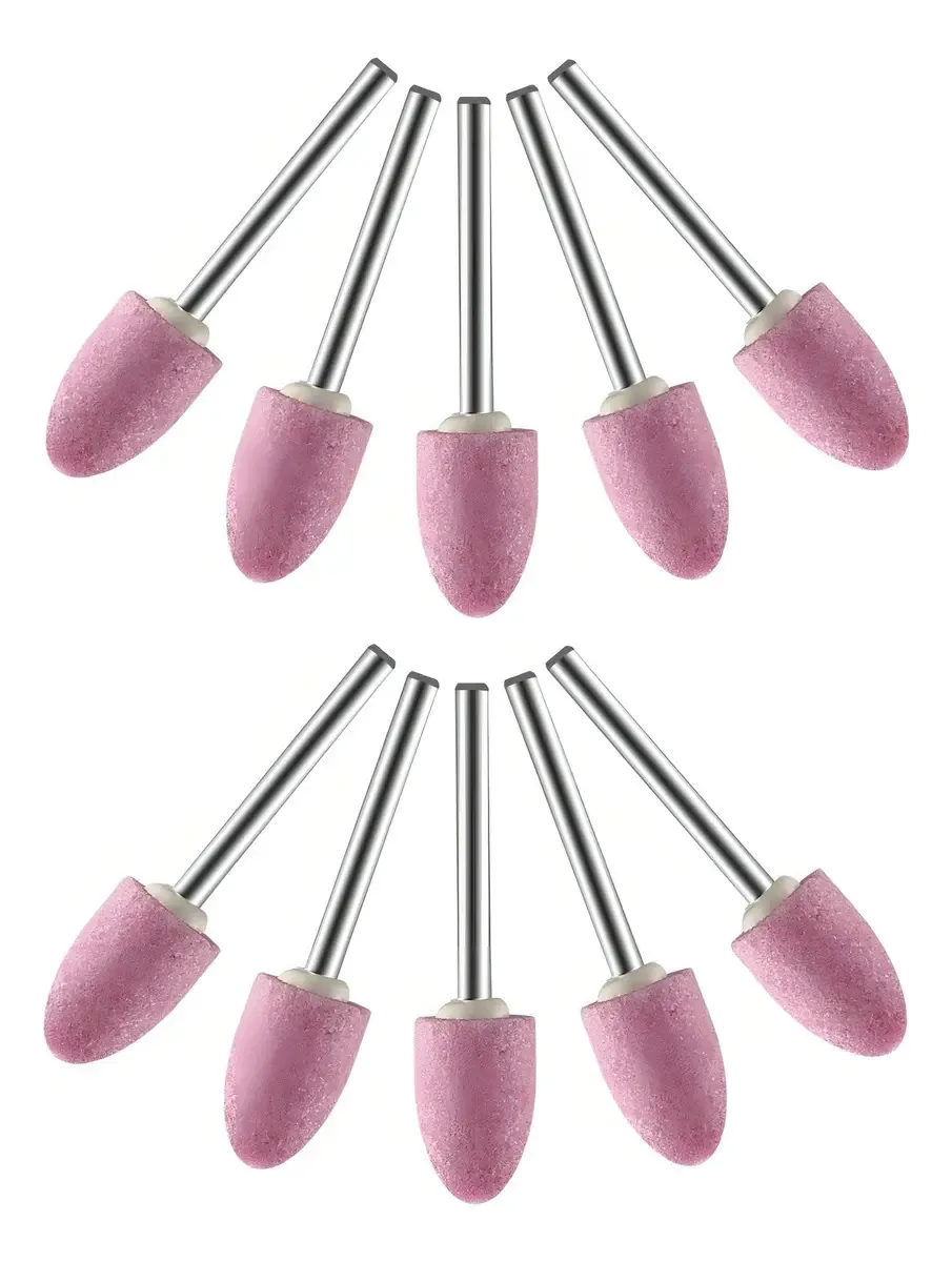10x Pedra Abrasivo Montado Para Micro Retifica Dremel