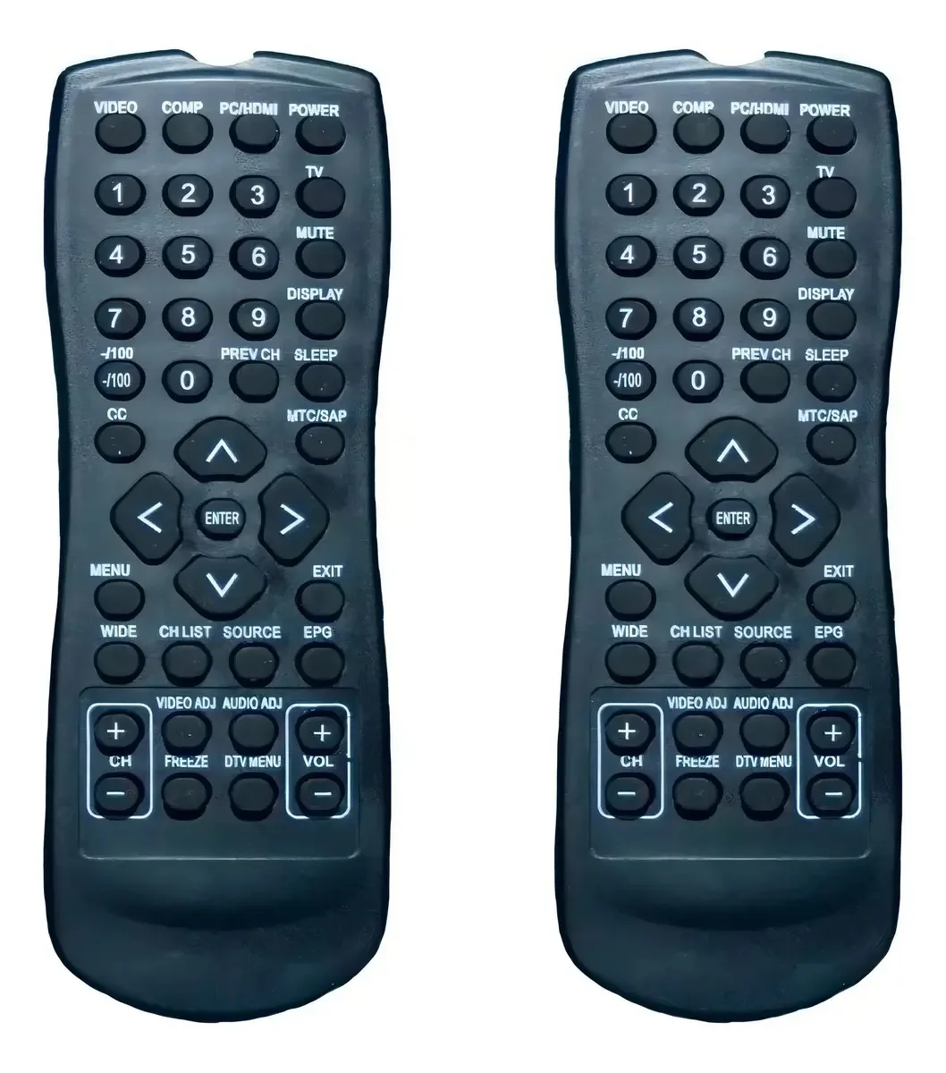 Kit 2 Controles Remotos para TV AOC Compatíveis com D26W93 D32W831