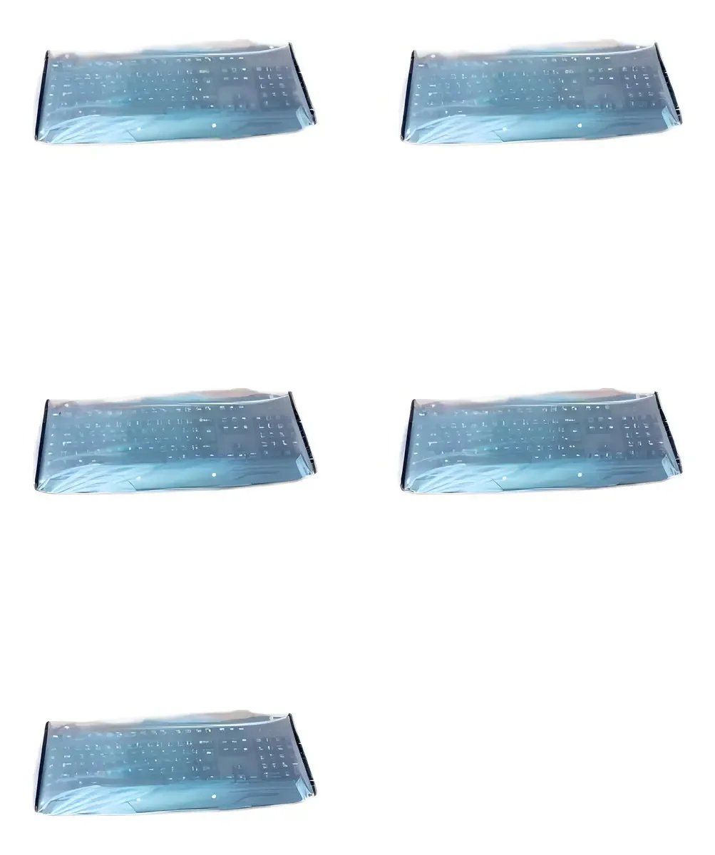 Kit 5 Capas Para Teclado Pc Proteção Resistente A Poeira Cor Branco