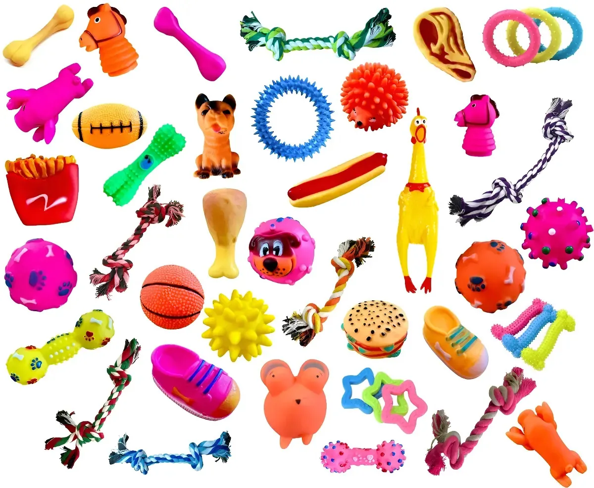 Kit De Brinquedos Para Animais De Estimação Elo Imports Com 30 Unidades