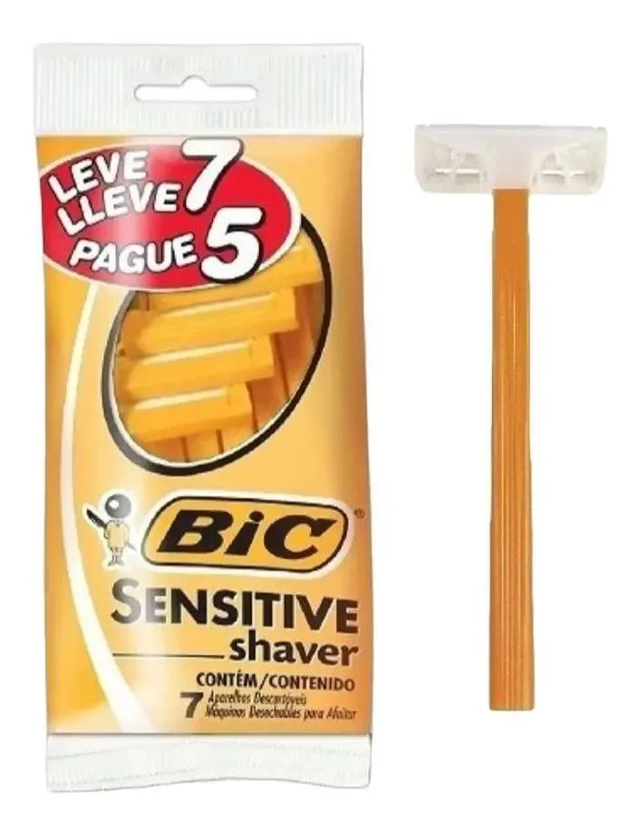 Aparelho De Barbear Bic Shaver Com 112 Unidades Descartável
