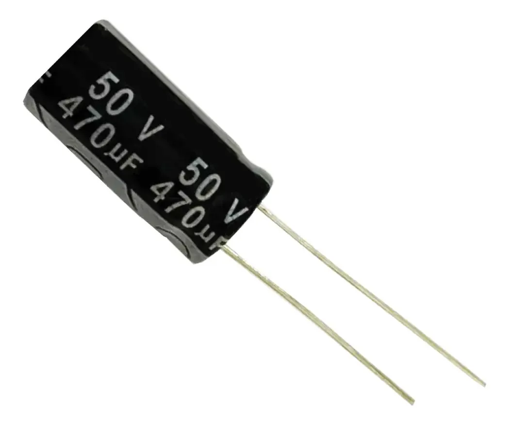 Kit de 20 Capacitores Eletrolíticos de 470uF x 50V para Circuitos